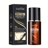 روغن آرگان سادور مدل Keratin حجم ۴۰ میل | ترمیمکننده و براقکننده مو