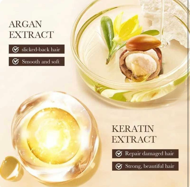 روغن آرگان سادور مدل Keratin حجم ۴۰ میل | ترمیمکننده و براقکننده مو