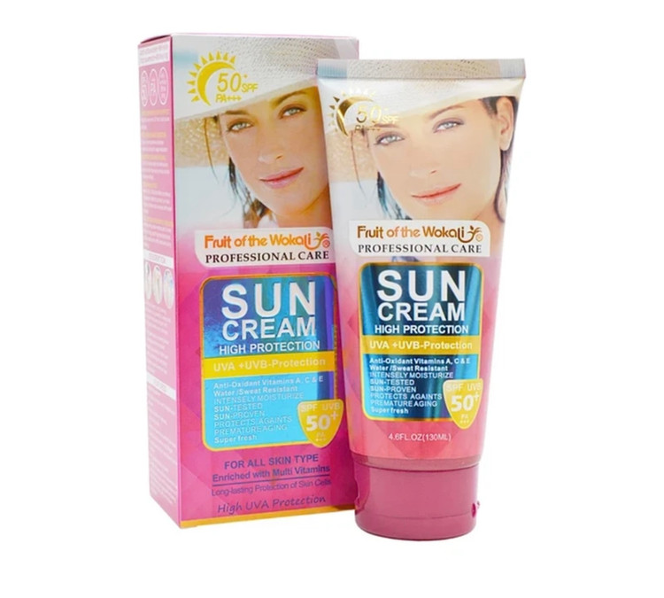 ضد آفتاب وکالی بی رنگ SPF50 | حجم ۱۳۰ میل ☀️